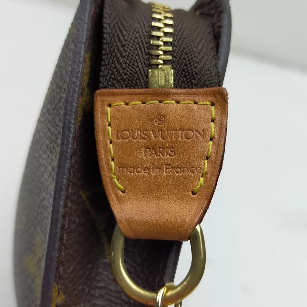 SOLD SOLD Louis Vuitton LV Accessory pouch  Bucket pouch Brown Monogram - Picture 7 of 11